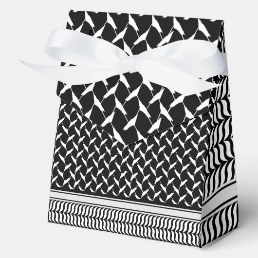 Palestijnse Keffiyeh Bedankdoosjes (Voorkant)