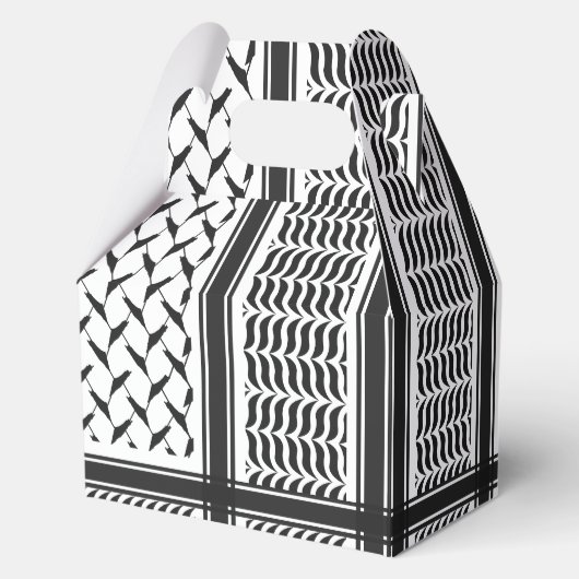 Palestijnse keffiyeh bedankdoosjes (Voorkant)