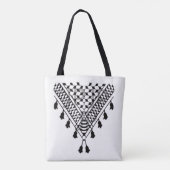 Palestijnse Keffiyeh Boodschappentas Tote Bag (Achterkant)