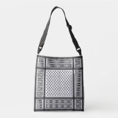 Palestijnse keffiyeh crossbody tas (Achterkant)