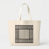 Palestijnse keffiyeh grote tote bag (Voorkant)