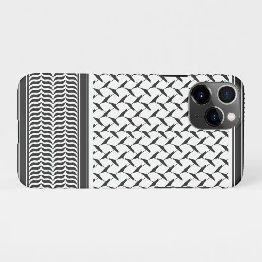 Palestijnse keffiyeh iPhone hoesje (Achterkant horizontaal)