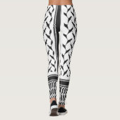 Palestijnse keffiyeh leggings (Achterkant)