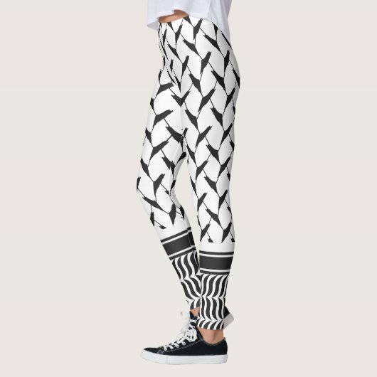 Palestijnse keffiyeh leggings (Links)