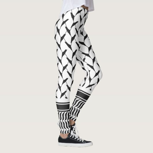 Palestijnse keffiyeh leggings (Rechts)