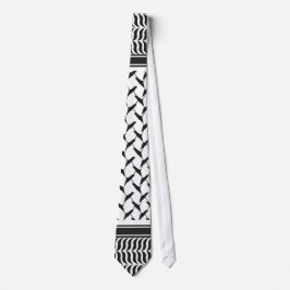 Palestijnse keffiyeh stropdas