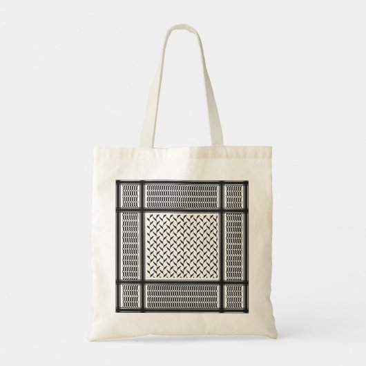 Palestijnse keffiyeh tote bag (Achterkant)