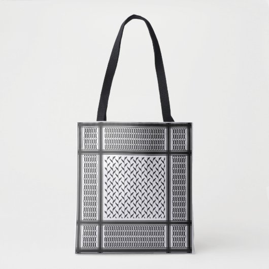 Palestijnse keffiyeh tote bag (Voorkant)