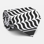 palestijnse kuffiya zwart - wit stropdas (Opgerold)