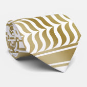 Palestijnse Kuffiyeh Goud en wit Stropdas (Opgerold)
