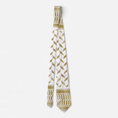 Palestijnse Kuffiyeh Goud en wit Stropdas (Achterkant)