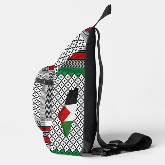 Palestijnse Kufiyah-patronen Sling Bag (Rechts)