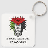 Palestijnse leeuw - Palestine FLAG Lion Sleutelhanger (Achterkant)