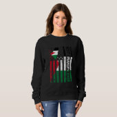 Palestijnse Opa Palestina VS Amerikaanse Vader Trui (Voorkant volledig)