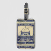 Palestijnse oude stempel 1920_ Palestijnse folklor Bagagelabel (Voorkant (verticaal))