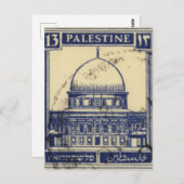 Palestijnse oude stempel 1920_ Palestijnse folklor Briefkaart (Voorkant / Achterkant)