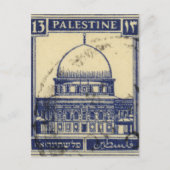 Palestijnse oude stempel 1920_ Palestijnse folklor Briefkaart (Voorkant)
