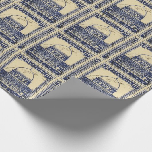 Palestijnse oude stempel 1920_ Palestijnse folklor Cadeaupapier (Hoek)