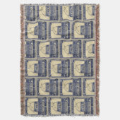 Palestijnse oude stempel 1920_ Palestijnse folklor Deken (Voorkant Verticaal)
