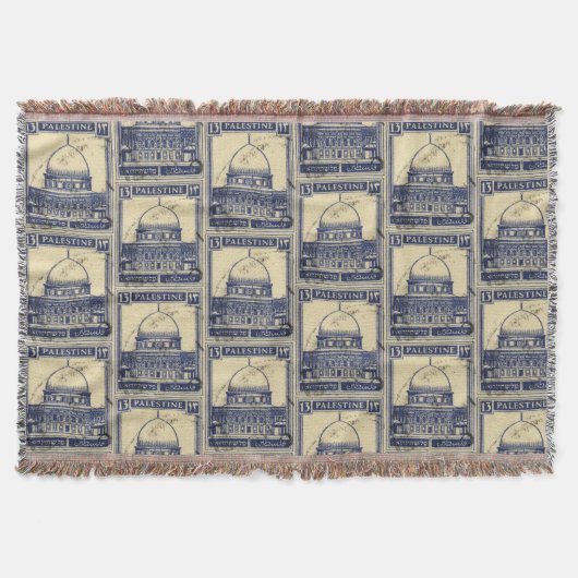 Palestijnse oude stempel 1920_ Palestijnse folklor Deken (Voorkant)