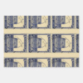 Palestijnse oude stempel 1920_ Palestijnse folklor Inpakpapier Vel (Voorkant 3)