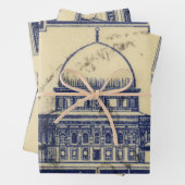 Palestijnse oude stempel 1920_ Palestijnse folklor Inpakpapier Vel (In situ)