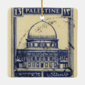Palestijnse oude stempel 1920_ Palestijnse folklor Keramisch Ornament (Achterkant)