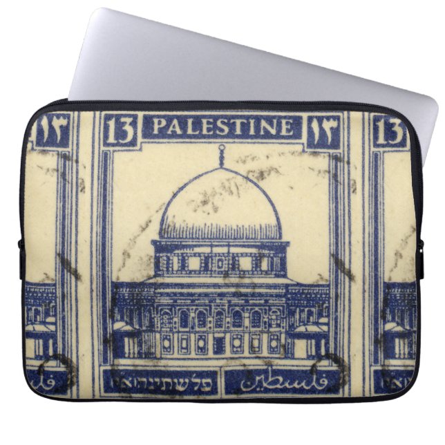 Palestijnse oude stempel 1920_ Palestijnse folklor Laptop Sleeve (Voorkant)