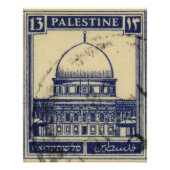 Palestijnse oude stempel 1920_ Palestijnse folklor Perfect Poster (Voorkant)