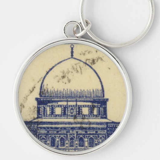 Palestijnse oude stempel 1920_ Palestijnse folklor Sleutelhanger (Voorkant)