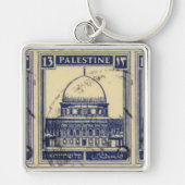 Palestijnse oude stempel 1920_ Palestijnse folklor Sleutelhanger (Voorkant)