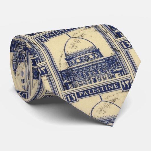 Palestijnse oude stempel 1920_ Palestijnse folklor Stropdas (Opgerold)