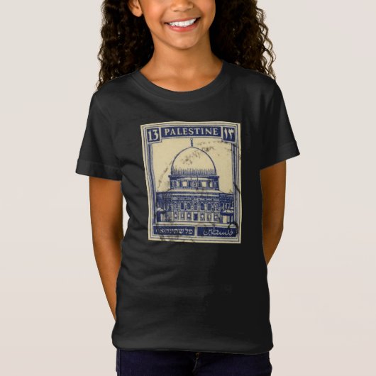 Palestijnse oude stempel 1920_ Palestijnse folklor T-shirt (Voorkant)