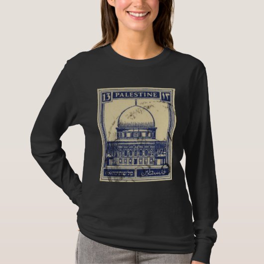 Palestijnse oude stempel 1920_ Palestijnse folklor T-shirt (Voorkant)