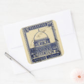 Palestijnse oude stempel 1920_ Palestijnse folklor Vierkante Sticker (Envelop)