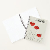 palestijnse papaver-notitieboek notitieboek (Binnen)