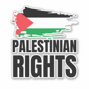 PALESTIJNSE RECHTEN ZIJN BELANGRIJK STICKER