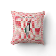Palestijnse Shemagh Worp Kussen - Keffiyeh