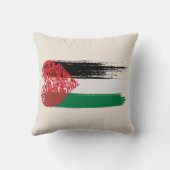 Palestijnse Solidariteit | Liefde, Gerechtigheid, Kussen (Achterkant)