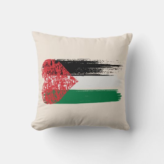Palestijnse Solidariteit | Liefde, Gerechtigheid, Kussen (Voorkant)