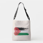 Palestijnse Solidariteits Schoudertas | Liefdeshar Crossbody Tas (Achterkant)