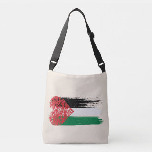 Palestijnse Solidariteits Schoudertas   Liefdeshar Crossbody Tas