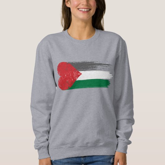 Palestijnse Solidariteits Sweatshirt | Liefde, Ger (Voorkant)