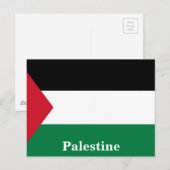  Palestijnse staat vlaggen reistoerisme Briefkaart (Voorkant / Achterkant)