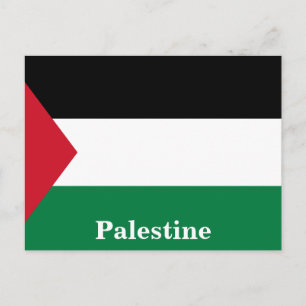 Palestijnse staat vlaggen reistoerisme Briefkaart