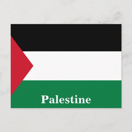  Palestijnse staat vlaggen reistoerisme Briefkaart (Voorkant)
