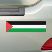 Palestijnse staatsvlag bumpersticker (Op auto)