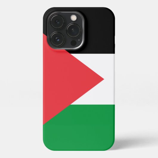 Palestijnse staatsvlag iPhone hoesje (Achterkant)
