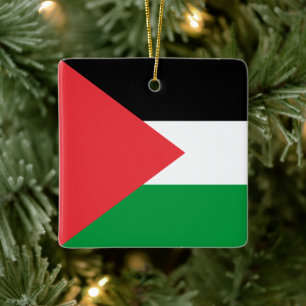 Palestijnse staatsvlag keramisch ornament