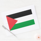 Palestijnse staatsvlag rechthoekige sticker (Envelop)